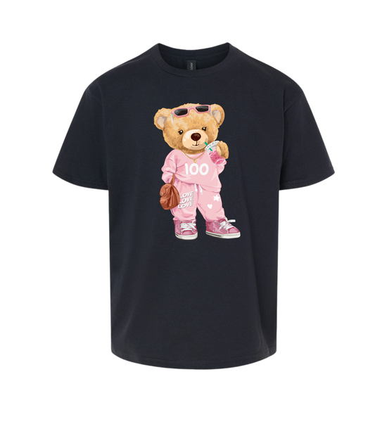100 Days Pink Sweatsuit Bear