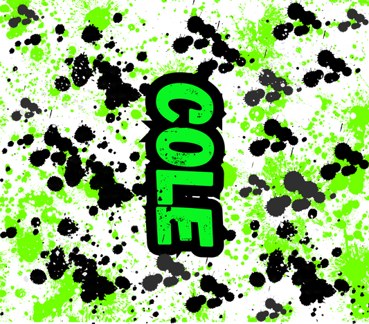 Splatter Water Bottles