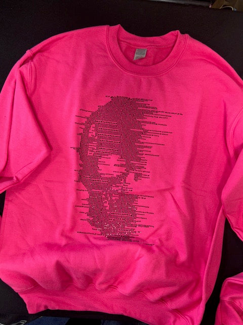 Black Studded Skull Crewneck Sweatshirt *In Stock*