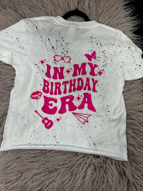 IN my Birthday Era Bling Tee *In Stock*