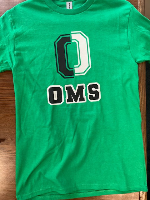 OMS Green Team Split Spirit Tee Oceanside *In Stock*