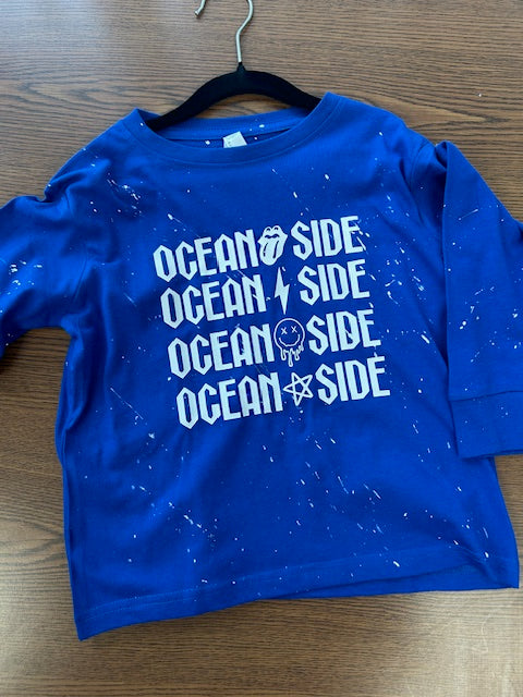 Long Sleeve Oceanside Rock it Tee *In Stock*
