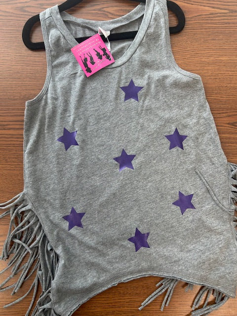 Stars Fringe Tank *In Stock*
