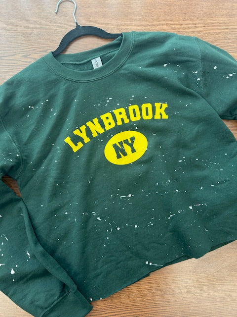 Cropped Splatter Lynbrook Sweatshirt *In Stock*