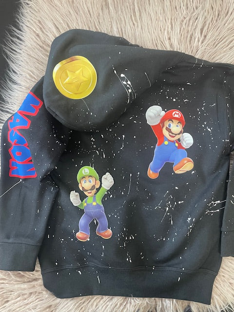 Mario Hooded Sweatshirt