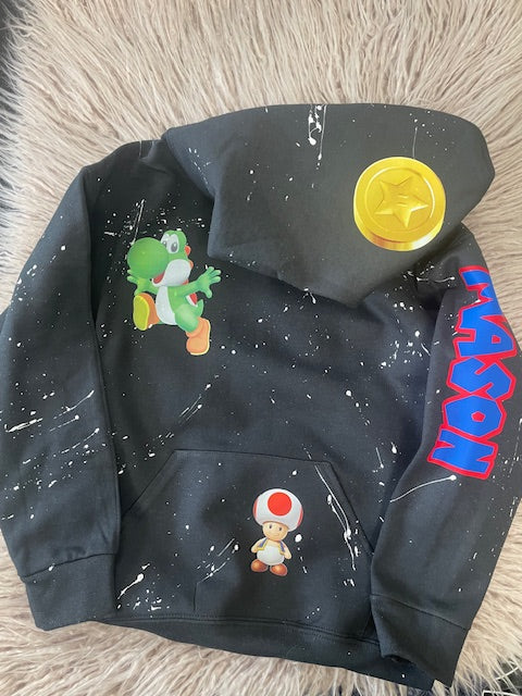 Mario Hooded Sweatshirt