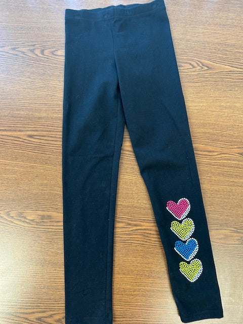 Girls Neon Studded Leggings *In Stock*