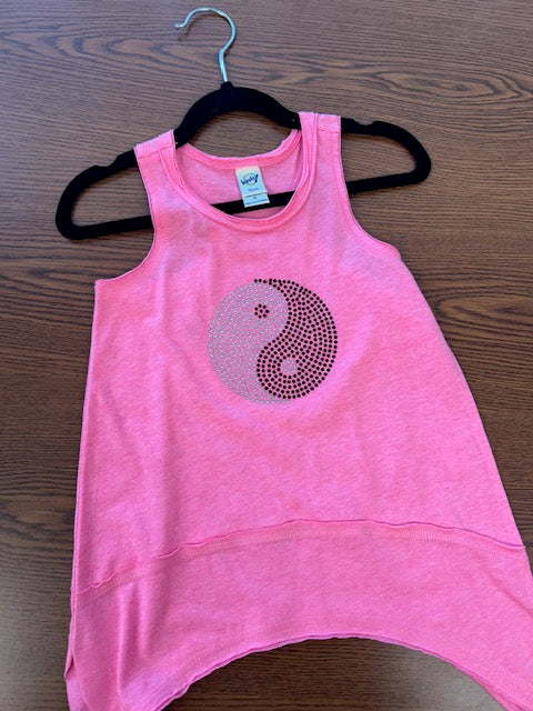 Pink Yin Yang tank *In Stock*