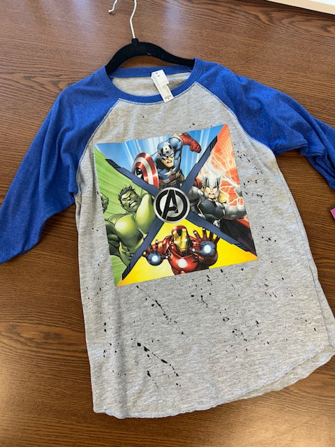 Superhero Raglan *In Stock*