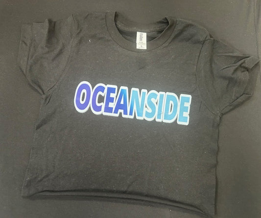 Oceanside Cropped Girls Tee *In Stock Ready to Ship**