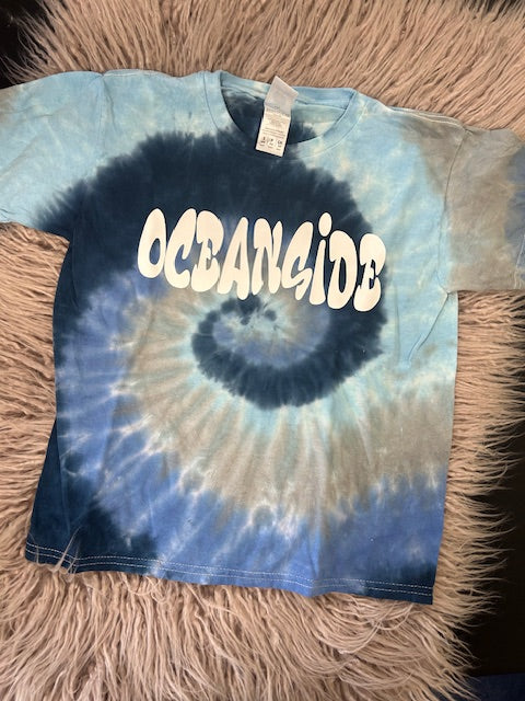 Oceanside Tie Dye Tee **In Stock Ready to Ship**