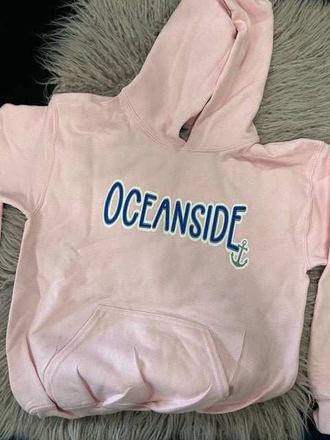 Oceanside Pink Hoodie **In Stock Ready to Ship**