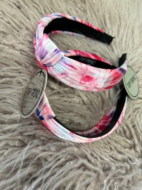 Cotton Candy Tie Dye Headband