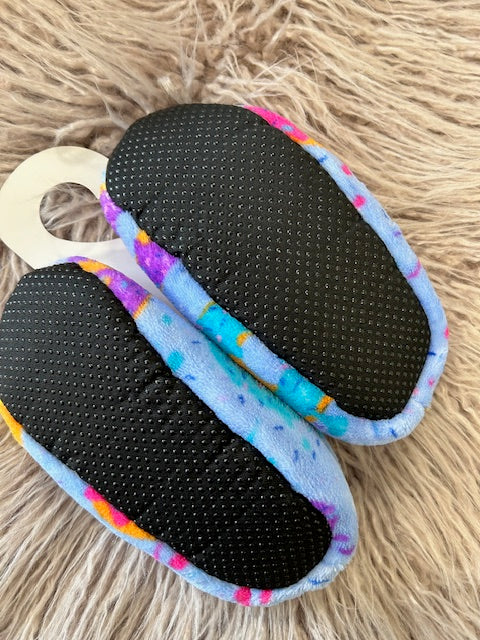 Fuzzy Slippers -Fits Youth Size 13-2