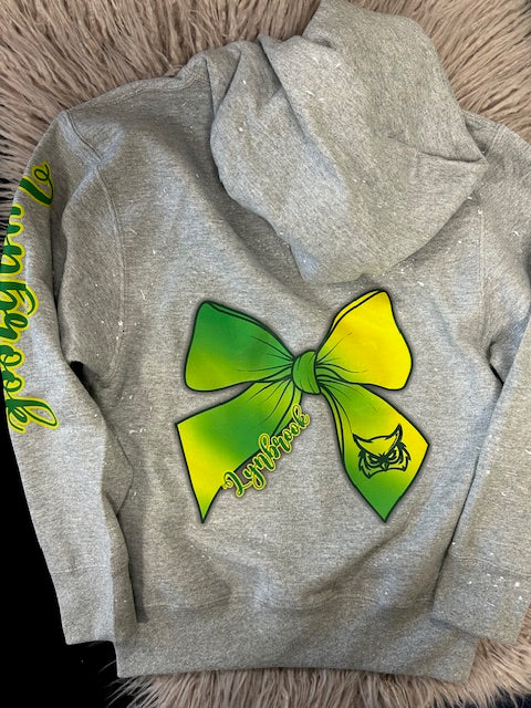Spirit Bow Zip Up Hoodie