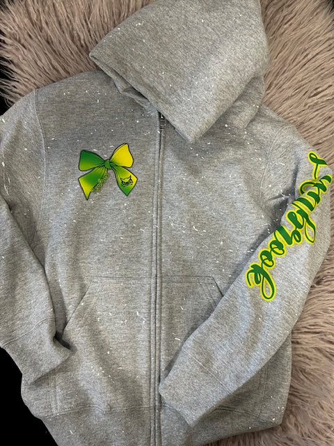 Spirit Bow Zip Up Hoodie