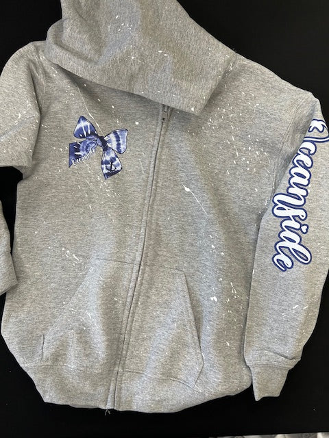 Spirit Bow Zip Up Hoodie