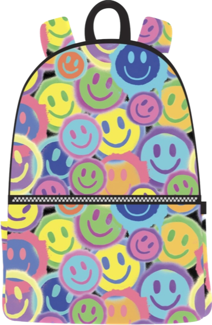 Graffiti Smiley Backpack