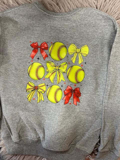 Softball Crewneck Sweatshirt