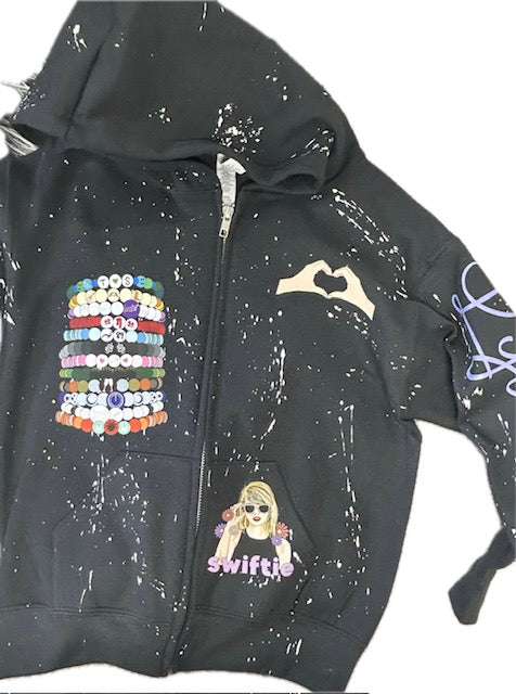 Swiftie Albums Zip Up Sweatshirt
