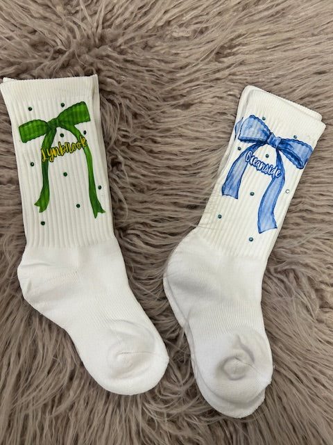 Bling Bow Spirit Socks