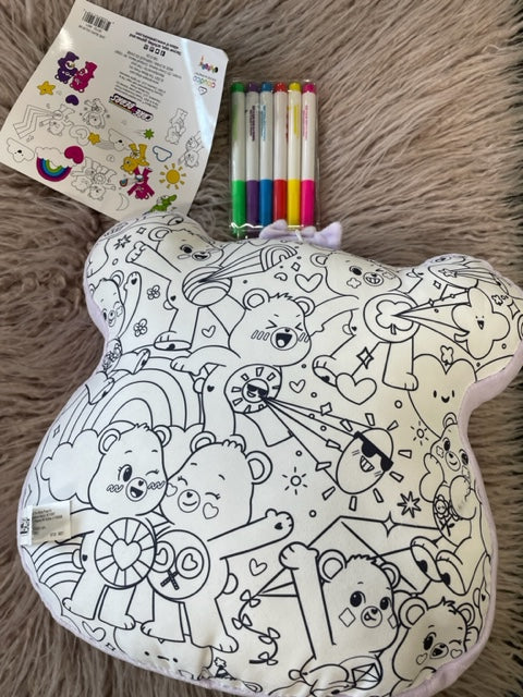 Carebear Coloring Pillow