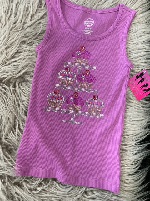Bling Cupcake Tank *In Stock Ready to Ship*