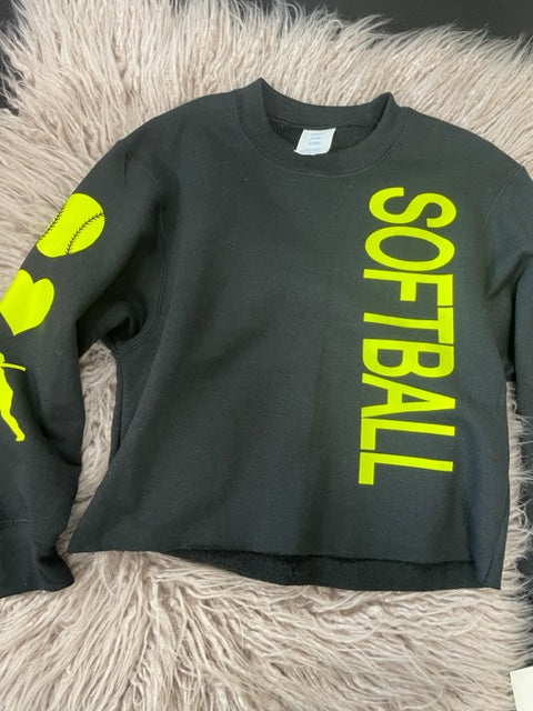 Softball Crewneck Sweatshirt *In Stock Ready to Ship*