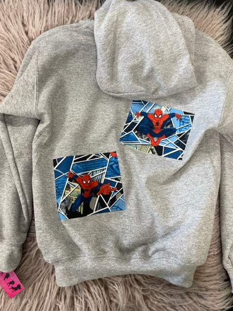 Spiderman Patch Hoodie *In Stock Ready to Ship*