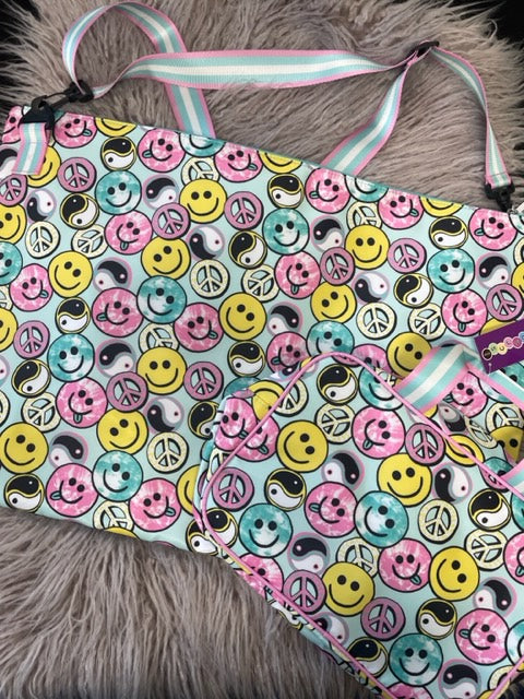 Peace Smiley Tote Bag