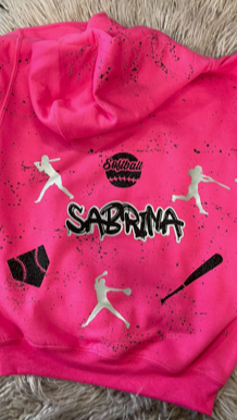 Girls Softball Hoodie