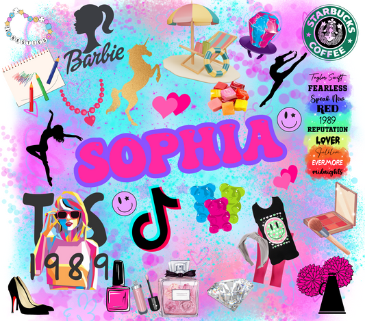 Favorite things Water Bottle- Girls