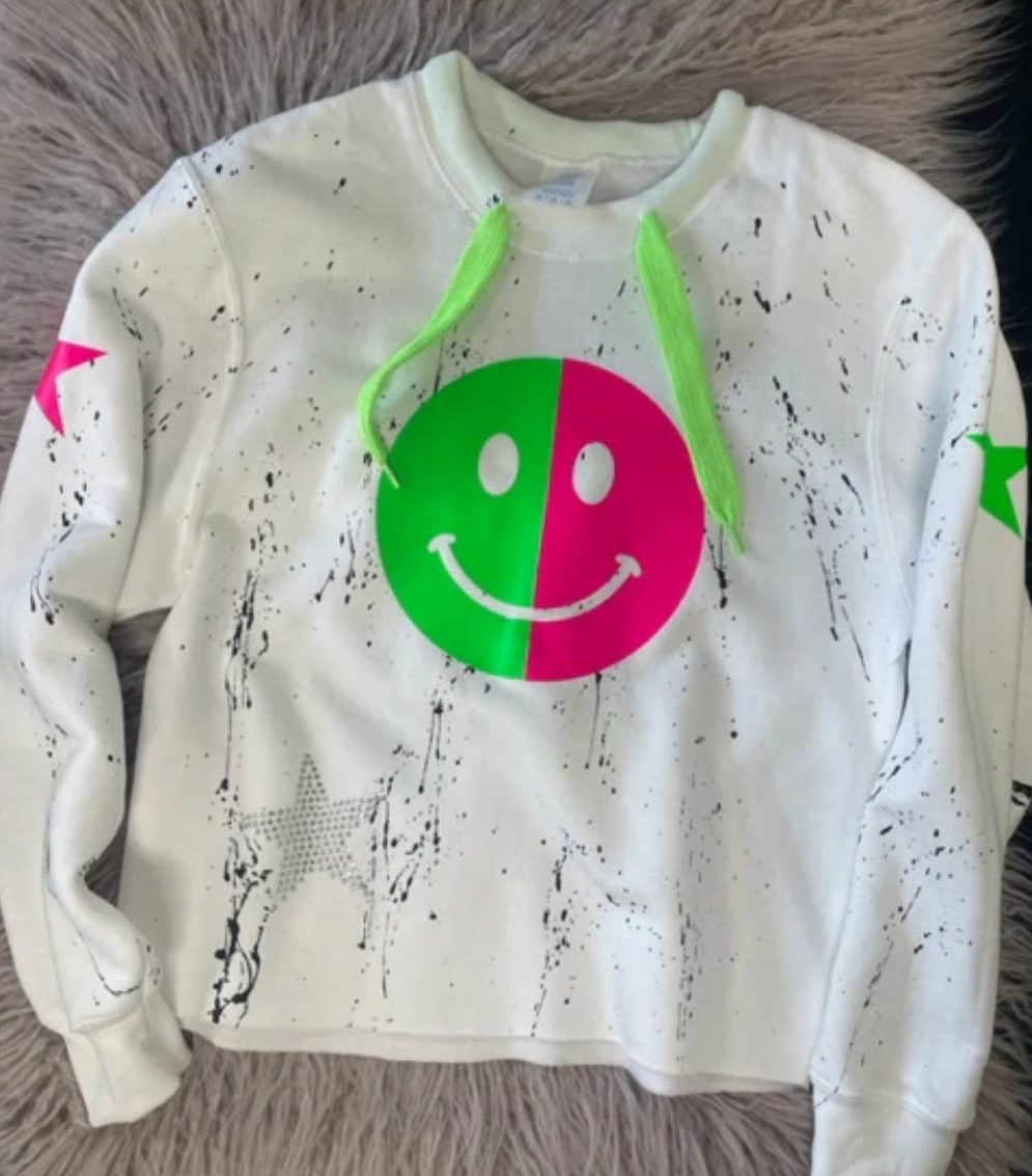 Neon String Smiley **In Stock Ready to Ship**