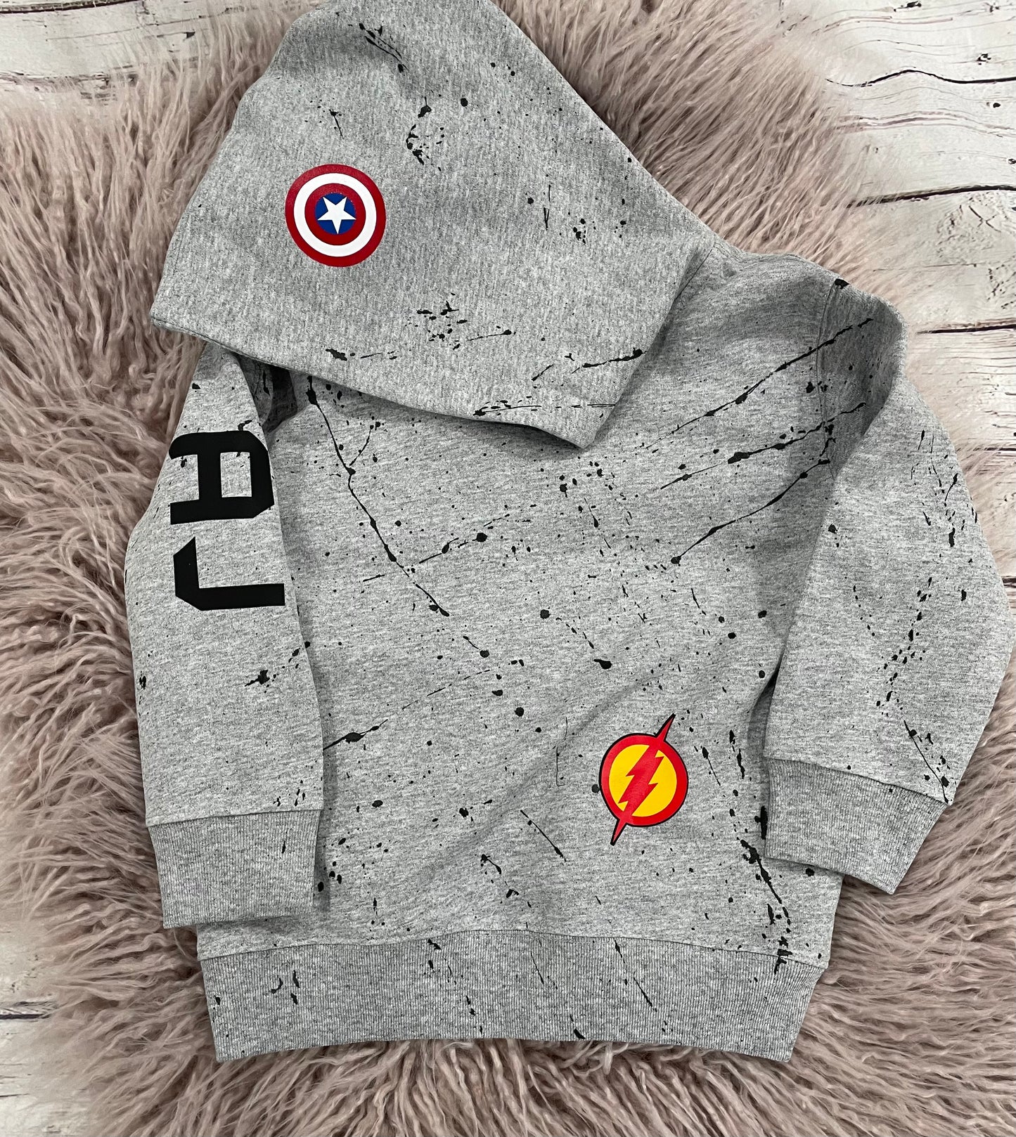 Splatter Superhero Hoodie