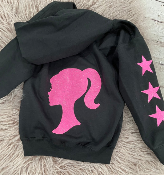 Barbie Zip up Sweatshirt