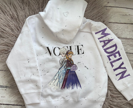 Girls Frozen Princess Hoodie