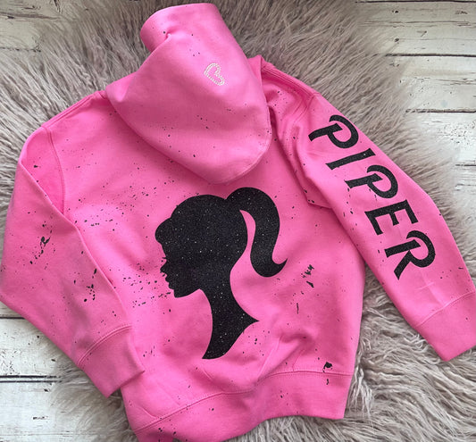 Barbie Splatter Hoodie