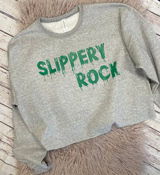 Crop Drip Sweatshirt