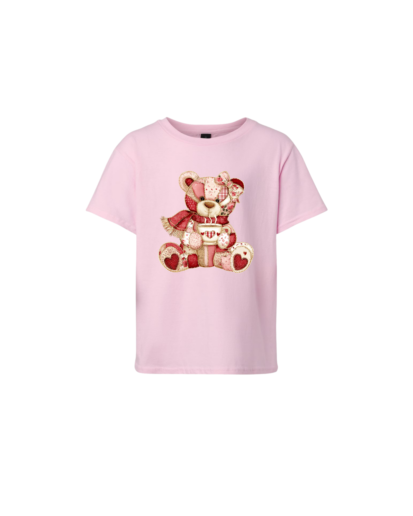 Valentine's Quilted Bear Shirt