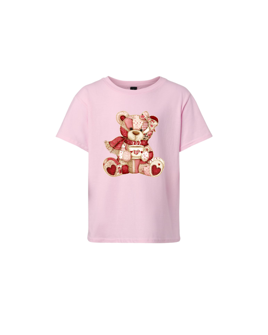 Valentine's Quilted Bear Shirt