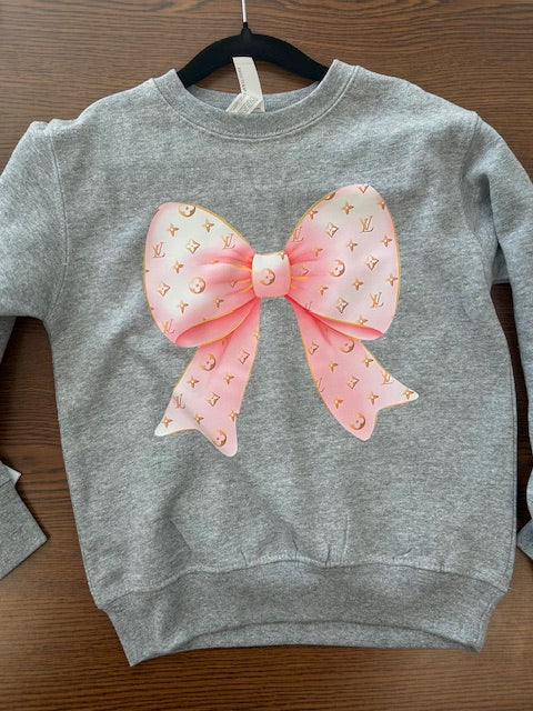 Designer Bow Crewneck  *In Stock*