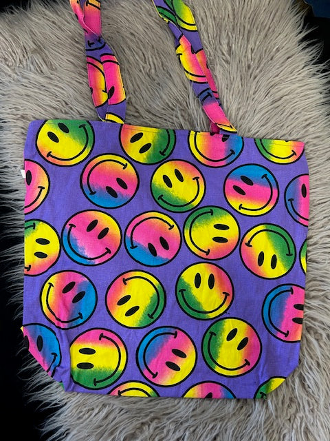 Bright Smiley Tote Bag