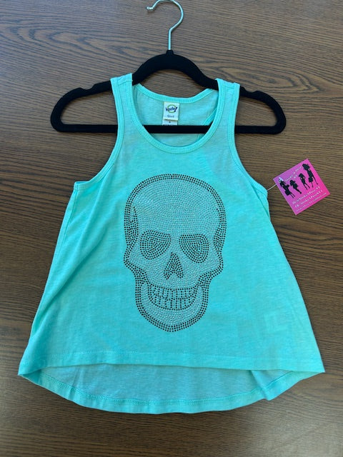 Mint Skull Tank