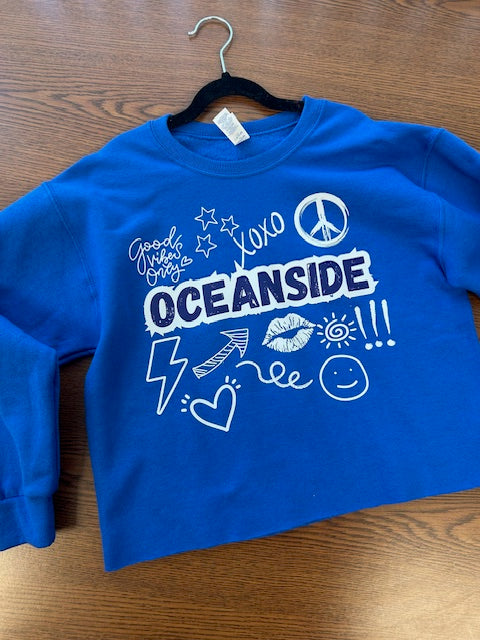 Oceanside Vibes Crewneck Sweatshirt *In Stock*