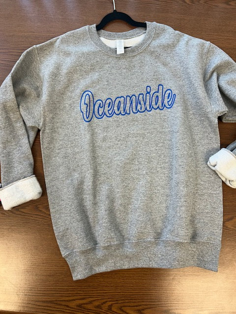 Oceanside Script Crewneck Sweatshirt *In Stock*