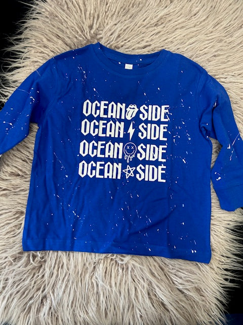 Oceanside Rock Splatter Long Sleeve **In Stock Ready to Ship**