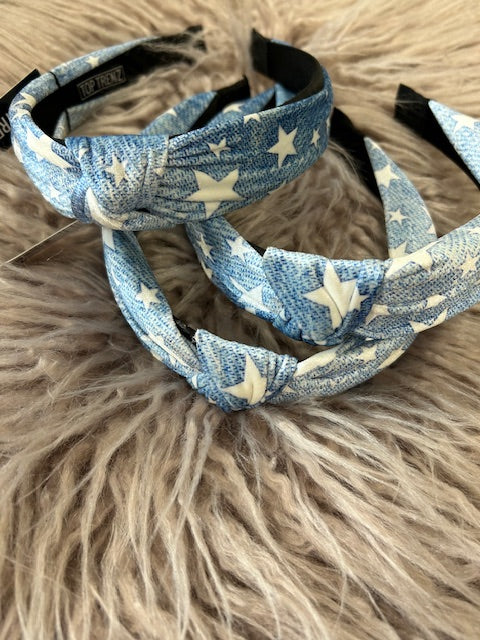 Chambray with stars