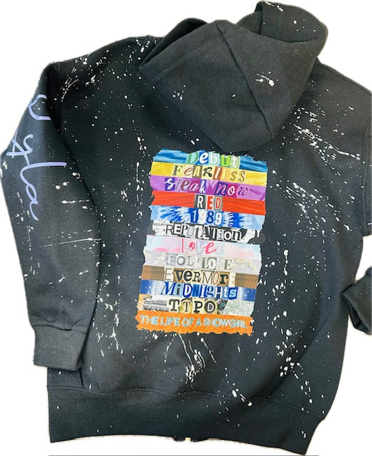 Swiftie Albums Zip Up Sweatshirt