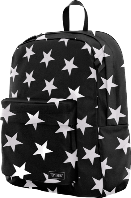 Black and White Stars Backpack