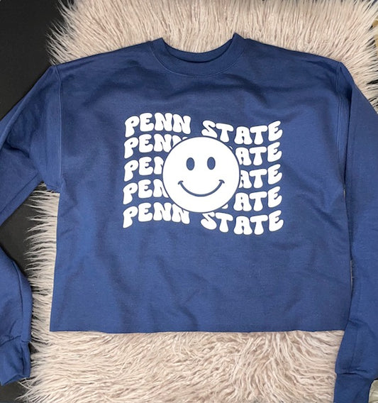 Rolling Smiley Crewneck Sweatshirt